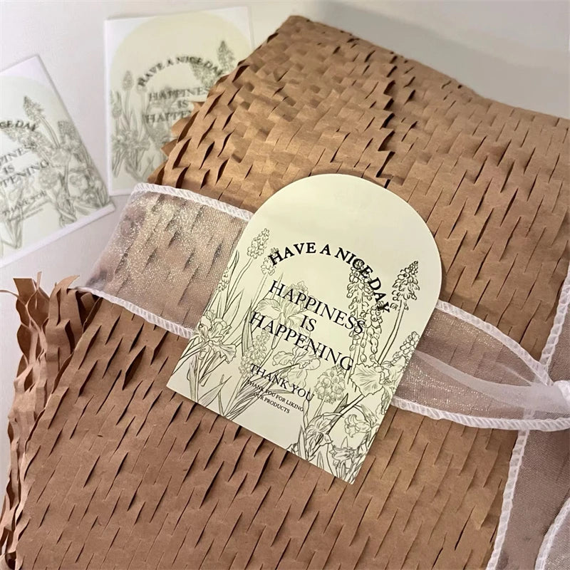 500PCS Custom Stickers and Customized Logo Wedding Birthday Baptism Stickers DIY Your Own Logo Stickers Personalize Stickers