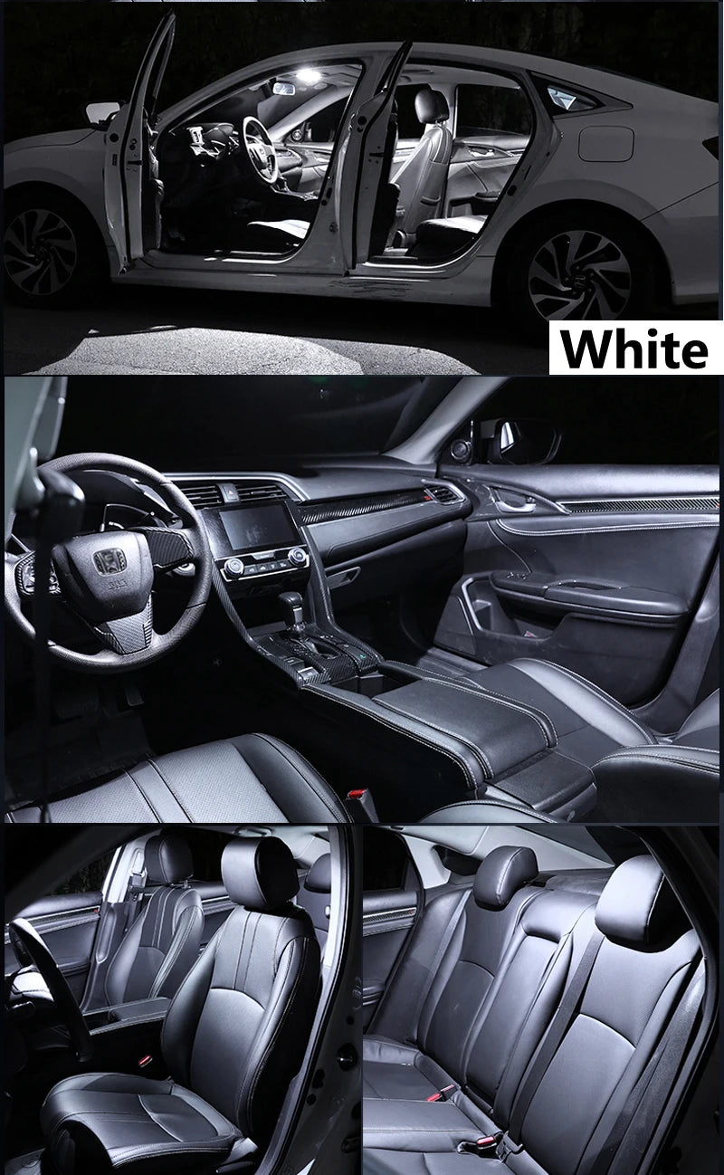 ZITWO 11Pcs Canbus LED Bulb Interior Dome Reading Map Trunk Light Kit For Skoda Scala 2019 2020 2021 2022 Car Accessories Canbus