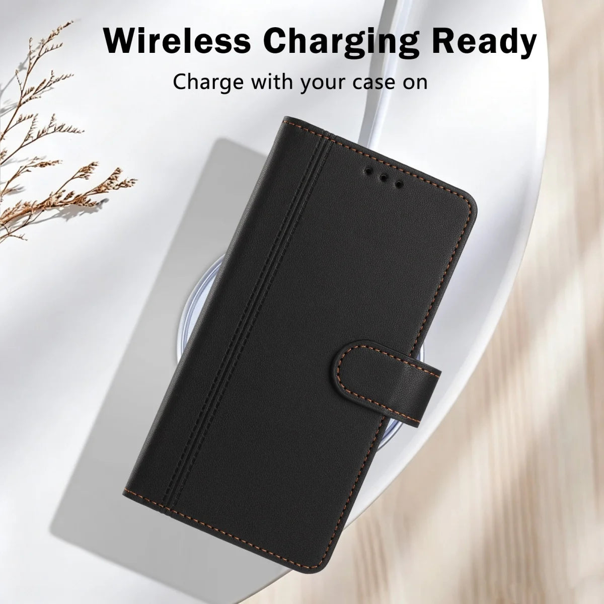 Luxury Premium Leather Wallet Case For iPhone 17 16 15 14 13 12 17 Pro Max Plus Air 17e 16e Wallet Card Slot Magnetic Flip Cover