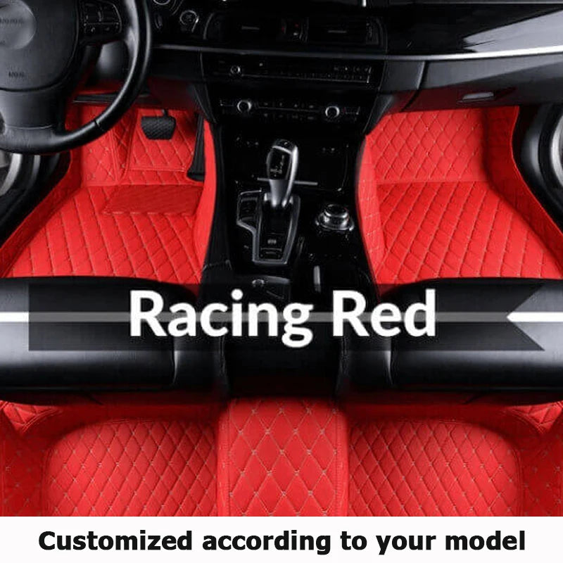 Car Floor Mats For VW Golf 4 MK4 1998 1999 2000 2001 2002 2003 car Accessories Leather Carpets Rugs Foot Pads