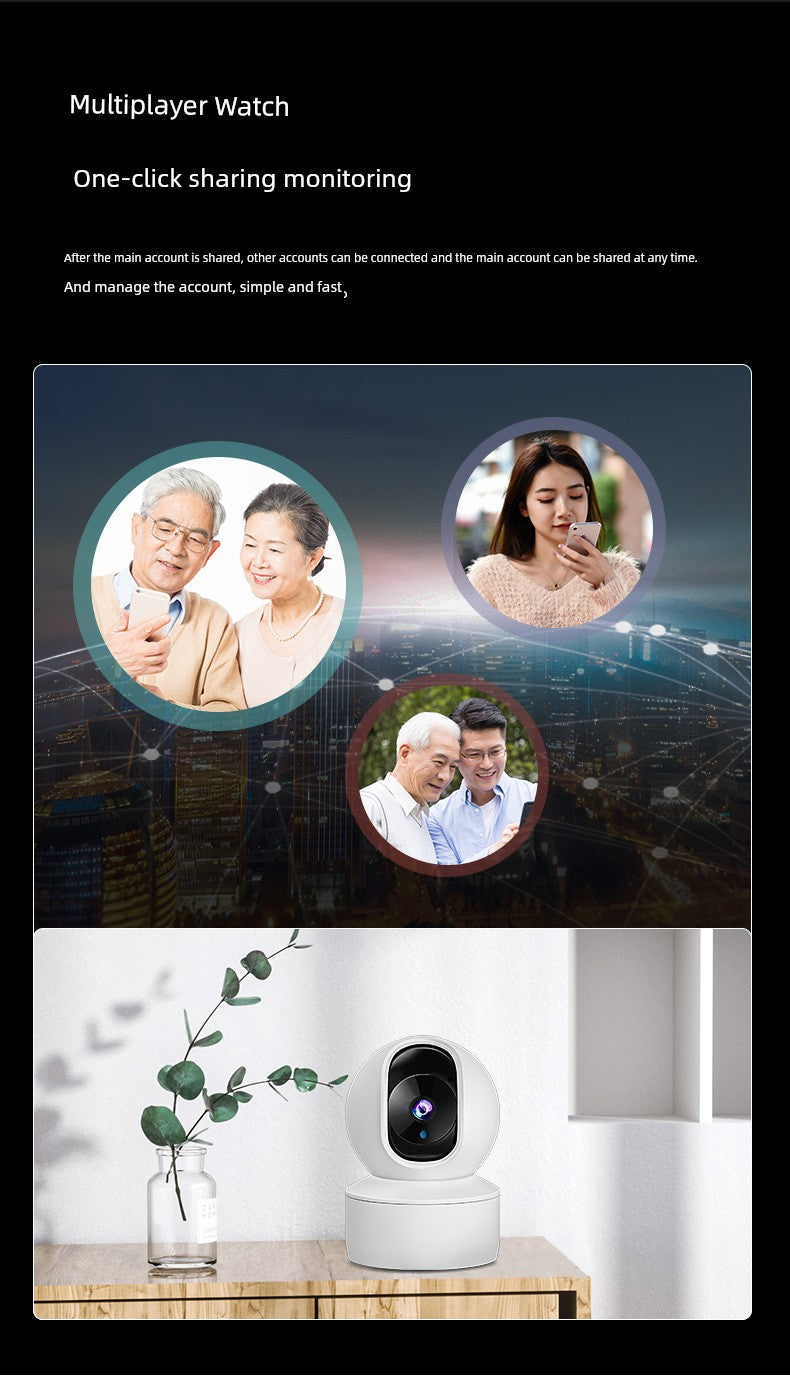 HD Night Vision Home Outdoor Intelligent Webcam