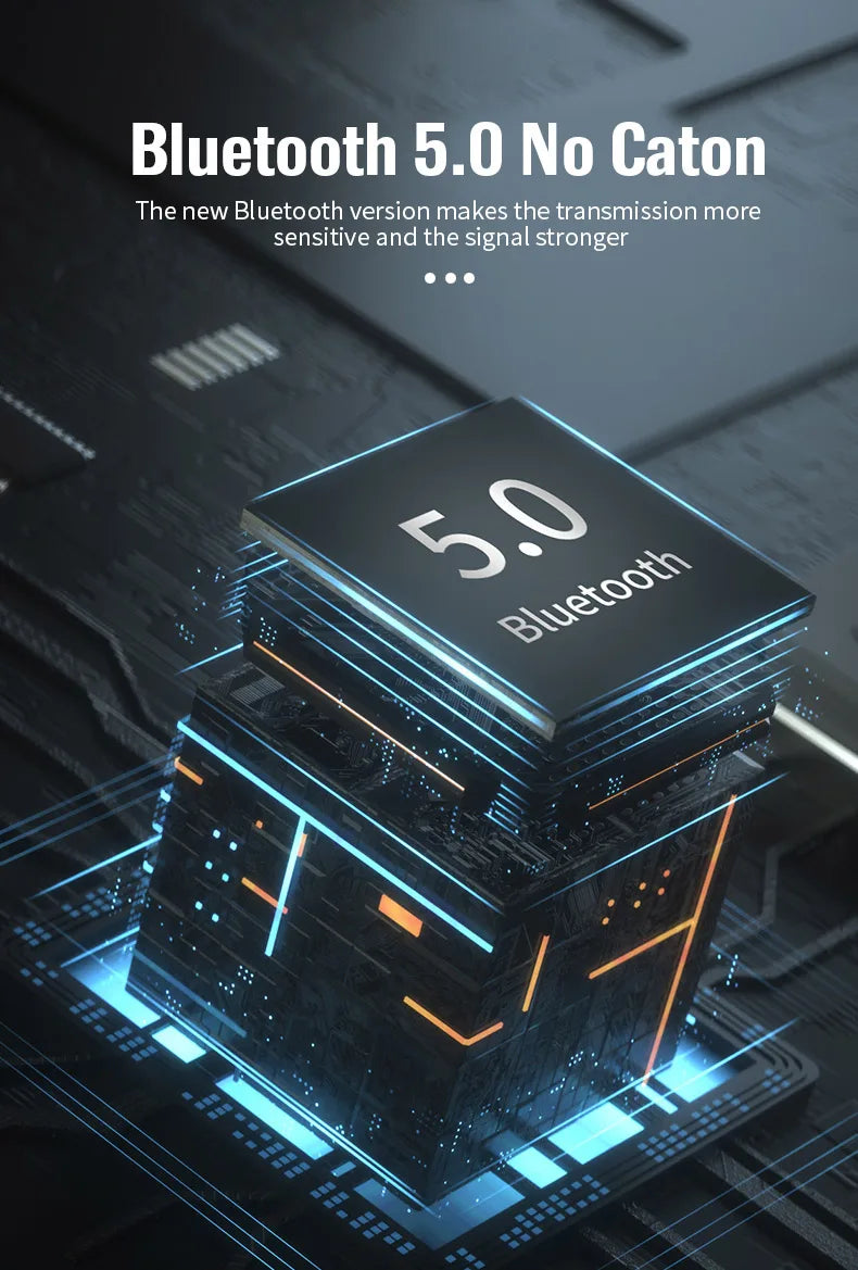 Bluetooth 5.0 Audio Receiver U Disk RCA 3.5mm 3.5 AUX Jack Stereo Music Wireless Adapter with Mic For Car Kit Speaker Amplifier