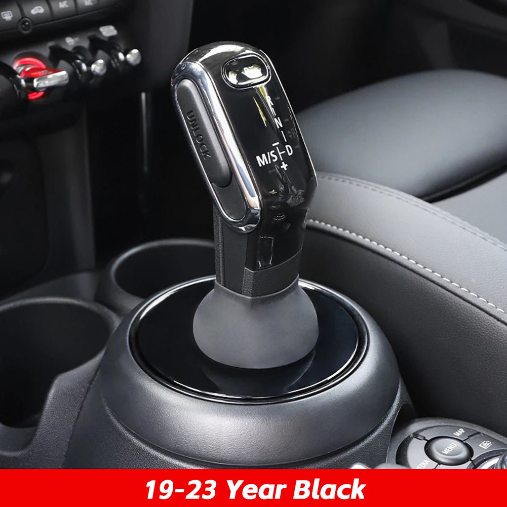 Car Central Control Shift Gear Lever Dust Cover Sticker For MINI Cooper S JCW F54 F55 F56 F57 F60 Decorative Shell Accessories