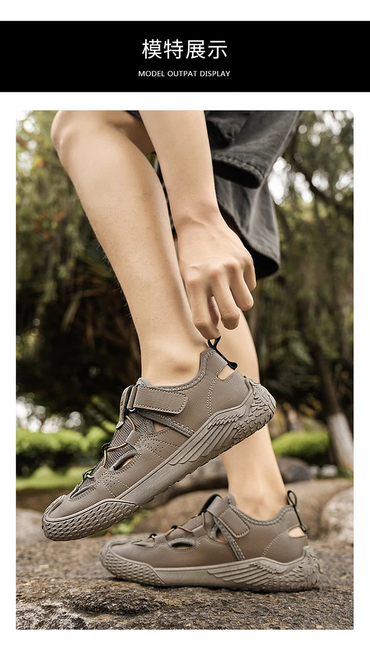 Summer Fashion Lightweight Lazy Shoes Breathable Casual Walking Sneakers New Men's Sandals Outdoor Comfortable Male Beach Shoes
