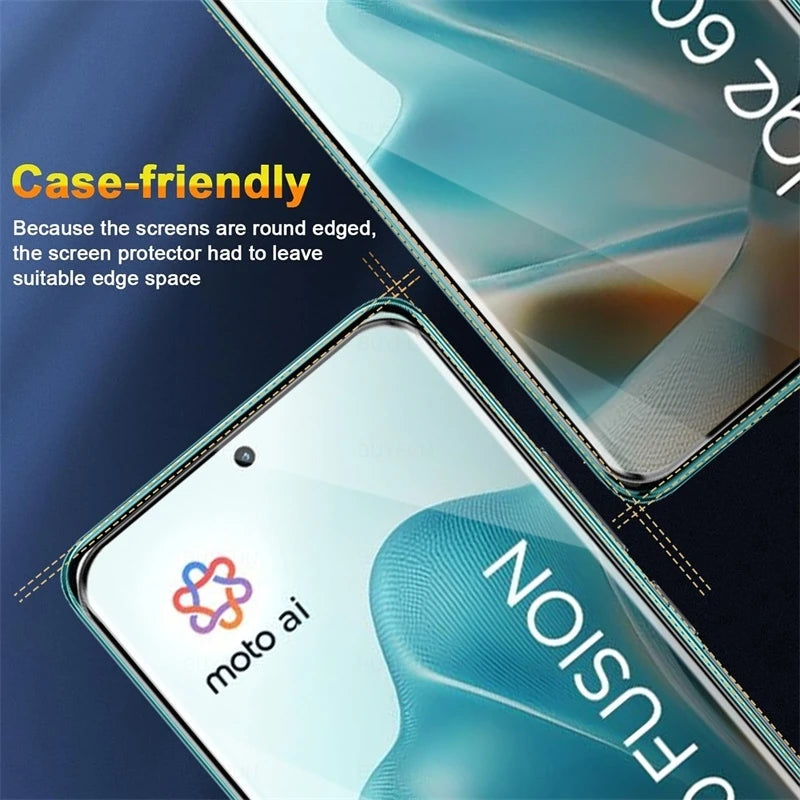 9D Curved Screen Protector Tempered Glass For Motorola Edge 60 Fusion 60Fusion Moto Edge60 Fusion Edge60Fusion 5G XT2503-4 6.67"