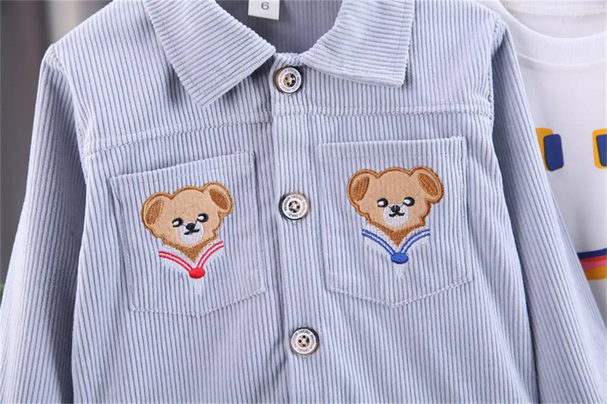 Baby Sets 2025 New Clothes Spring Autumn Leisure Set Coat+Pants Two Piece Set Boys Girls Jacket Fashion Korean Version Clothing