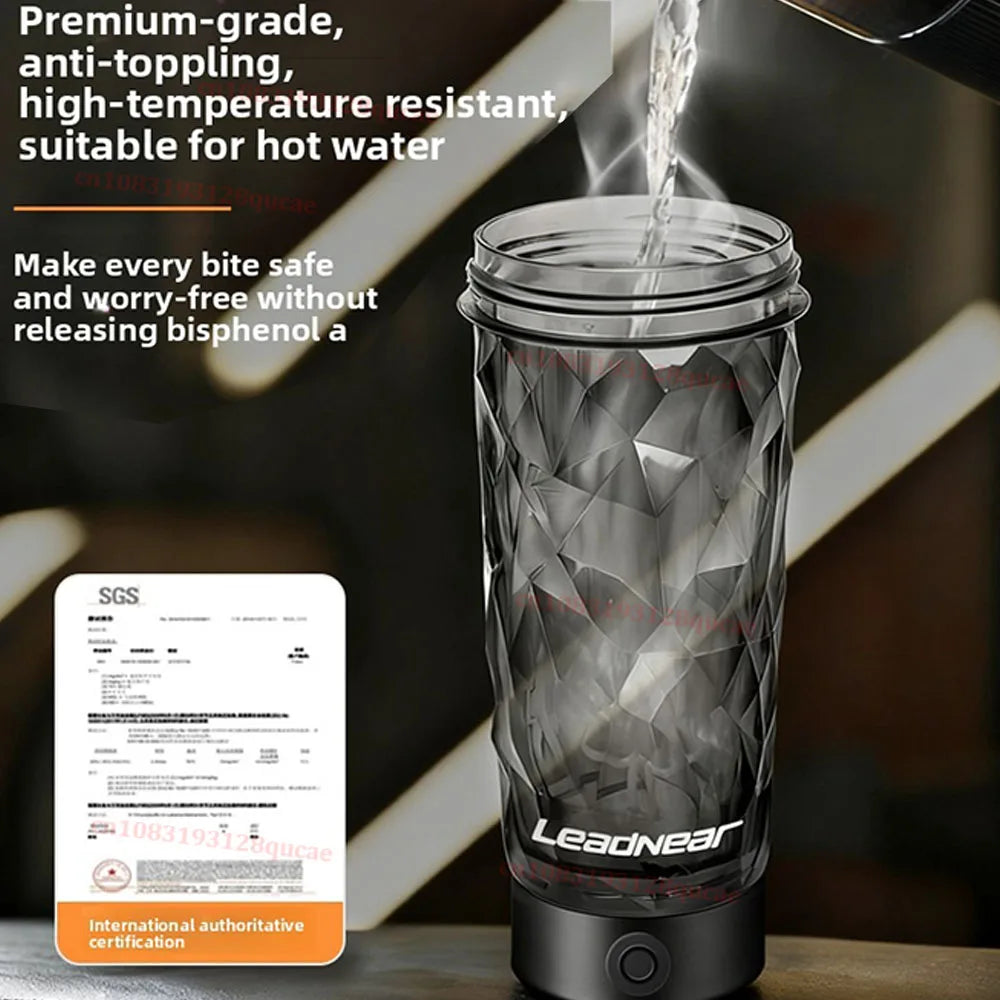 700ML Electric Blender Cup Portable Blender Cup Milk Powder Protein Powder Blender Automatic Shaker Cup Travel Outdoor Sport Gym