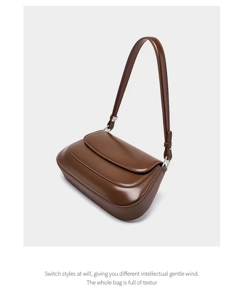 Luxury Designer Women Shoulder Crossbody Bags Small Pu Leather Trend Female Underarm Bag Fashion Ladies Flap Handbags Bolsas