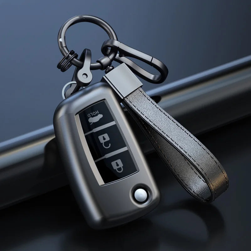 New Car Folding Key Case Cover Shell for Nissan X-Trail Qashqai J11 Juke Murano Micra Tiida Maxima Altima Kicks Protector Holder