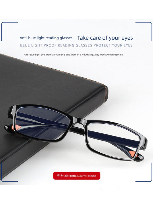 Anti-Blue Light Reading Glasses for Men and Women Neutral Stall Profiteering New Arrival Products Presbyopic Glasses Full Frame Reading Glasses Manufacturers Supply