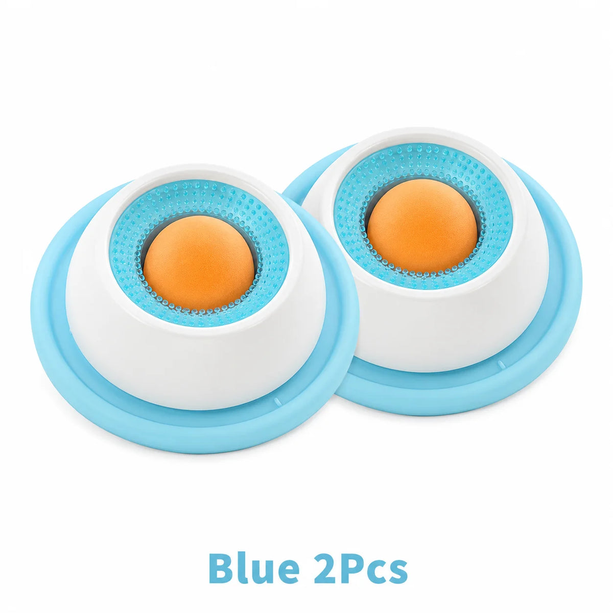 Pet Lick Plate Slow Feeder Bowl for Cats Small Dogs Rotating Ball Treat Toy Anti Slip Licking Mat for Wet Food