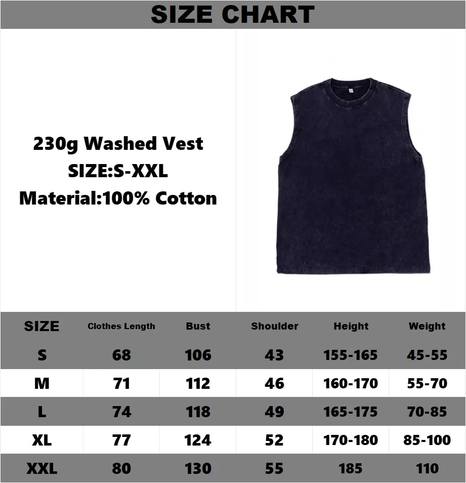 Berserk Logo Graphic Tank Top Manga Print Vest Men Women Sleeveless Shirt Vintage Washed Oversized 100% Cotton Gym Clothing