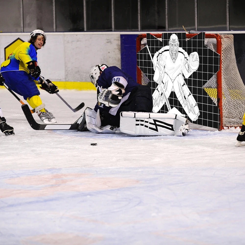 Hockey Goalie Shooting Target Street Hockey Net Goalie Target Hockey Goal Practice Target for Hockey Training