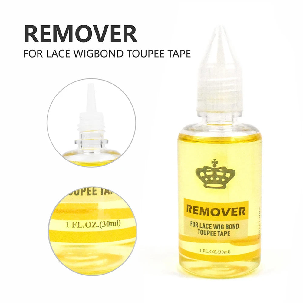 Lace Front Wig Glue Waterproof Wig Adhesive Invisible Bonding Glue Strong Hold Hair Glue for Toupee Frontal Closure 38ml