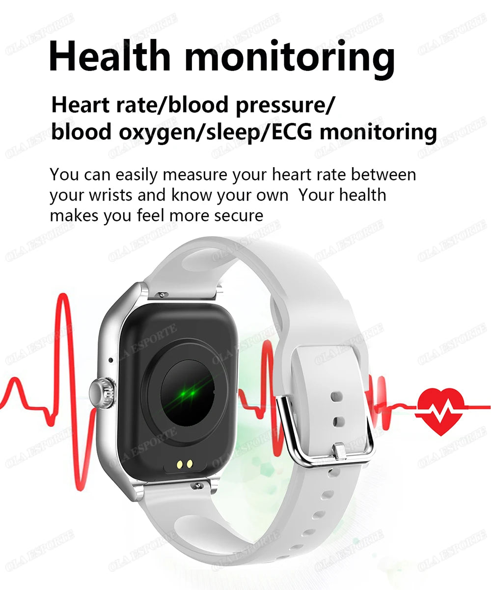 Smart Watch Bluetooth Calling Message Notification Multi-Sport Mode Heart Rate Blood Pressure Blood Oxygen Monitoring SmartWatch