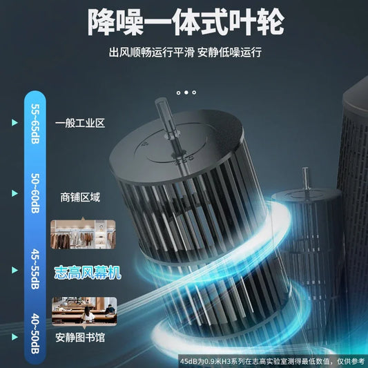220V Chigo Commercial Silent Air Curtain Machine for Restaurants Shops Supermarkets Cold Storage Wind Barrier BE