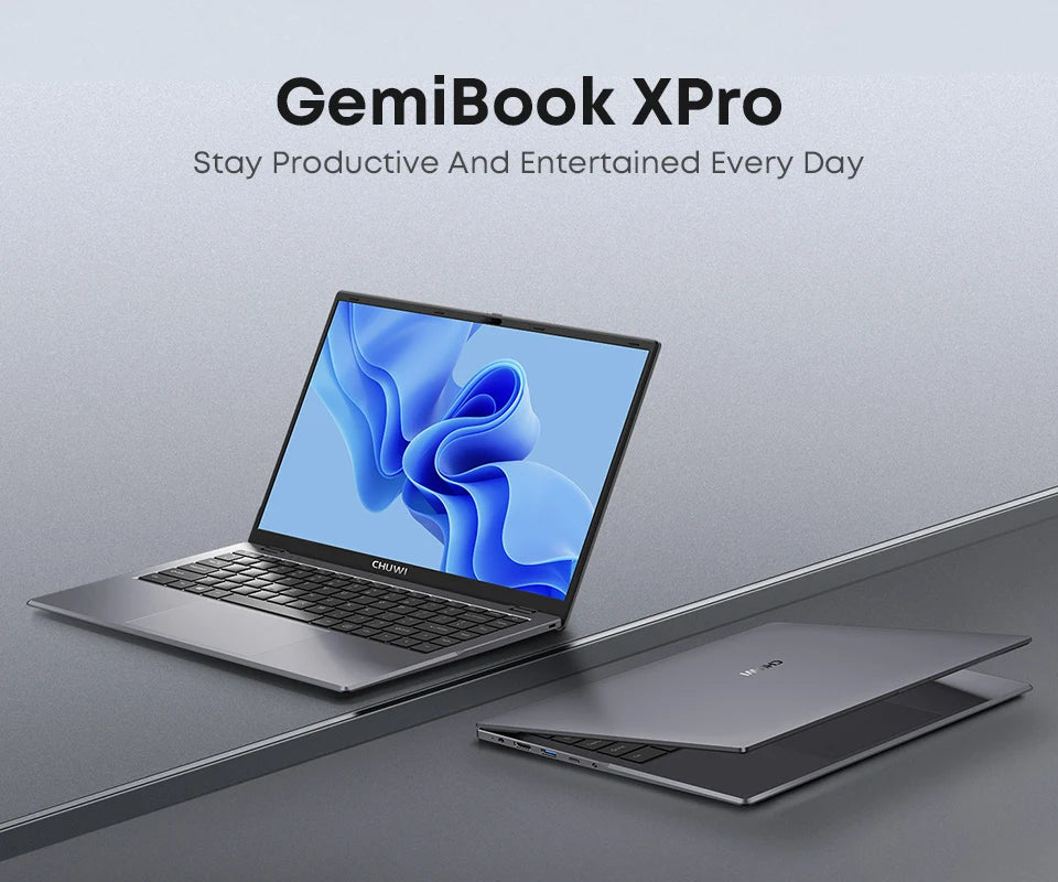 CHUWI GemiBook XPro Laptop 8GB LPDDR5 256GB SSD Intel N100/N150 UHD Graphics 12th Gen 14.1'' FHD 1920*1080 Windows 11 Laptops