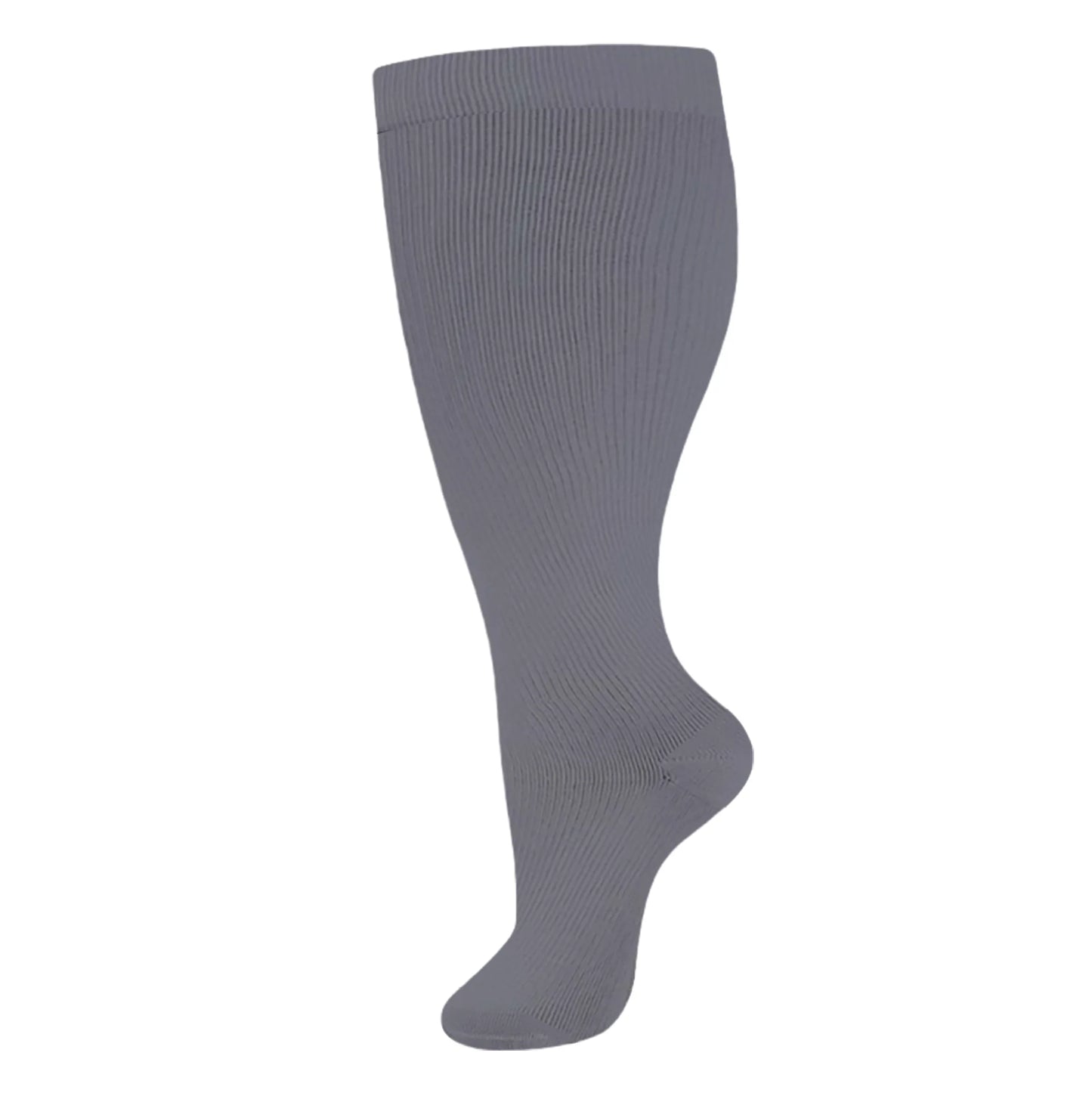 Plus Size Compression Socks for Women Men 20-30 MmHg Wide Calf Extra Large Knee High Flight Sock for Circulation Support 2XL-4XL