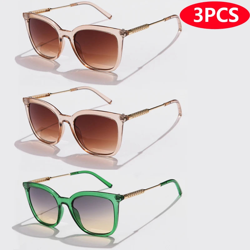 Classic Square Sunglasses Women Men Vintage Brand Sun Glasses Alloy Frame Retro Trend Fashion Style Shades Oculos de sol