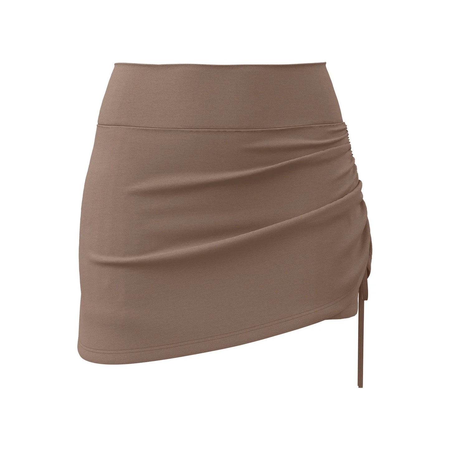 2025 New Wrinkled Sports Skirts Women Fashion Gym Skirts High Waist Hip Lift Running Yoga Fitness Skirt 2 in 1 Athletic Skort