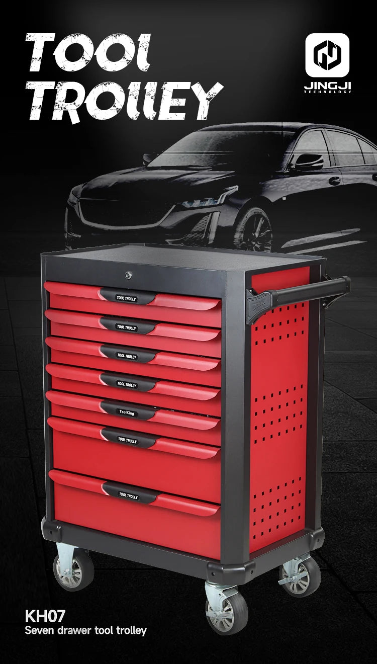 Storage Cabinet Toolbox Drawers Cart Tools Trolley Rolling Tool Cart For Mechanic