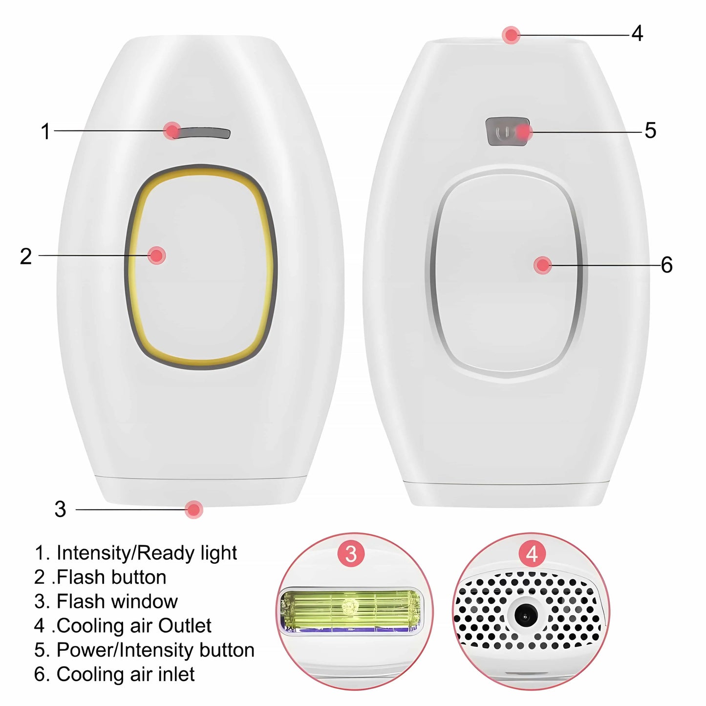 10  Beauty Care IPL Hair Removal Device 990000 Flashes Painless Permanent for Women Face Body Bikini LED Display Home Use