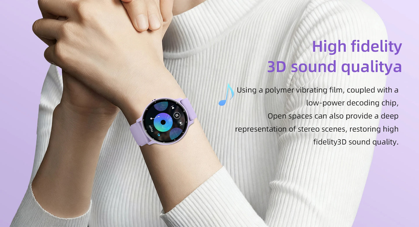 LIGE 2025 New IP68 Waterproof Sport Fitness Tracker Smart Watch Full Touch Screen Bluetooth Call Smartwatch for Men Women