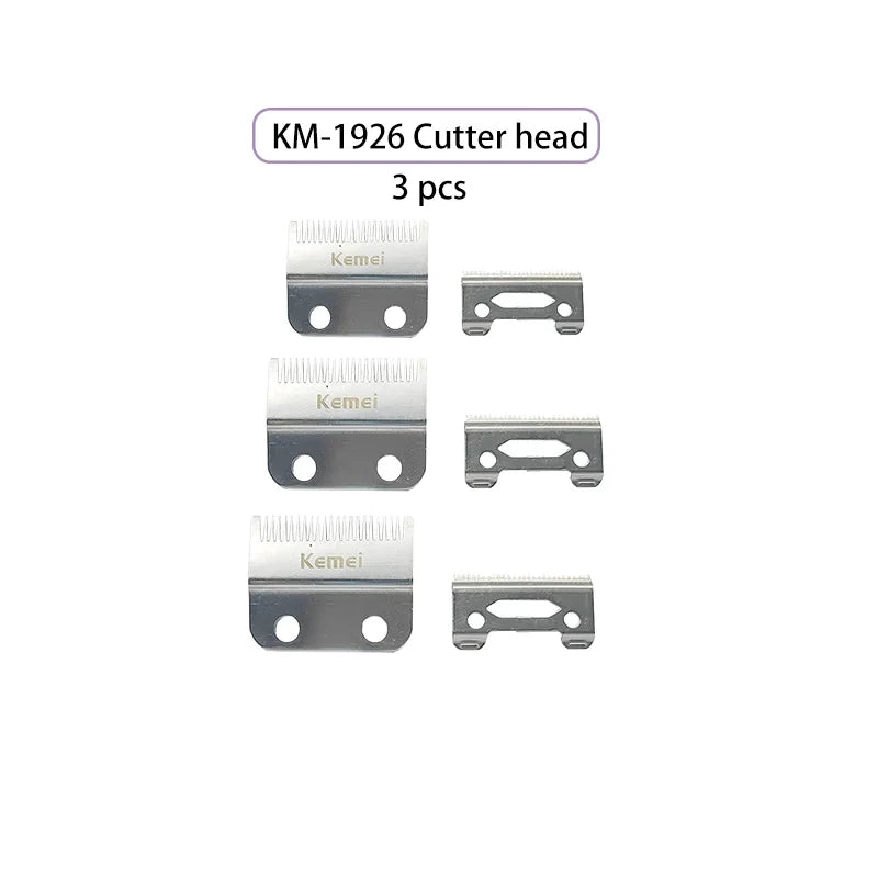 Kemei Hair Clippers Kit or Blade Rechargeable Electric Hair Trimmer Barber Professional Shaver for Men KM-1926 KM-1928 KM-TX7