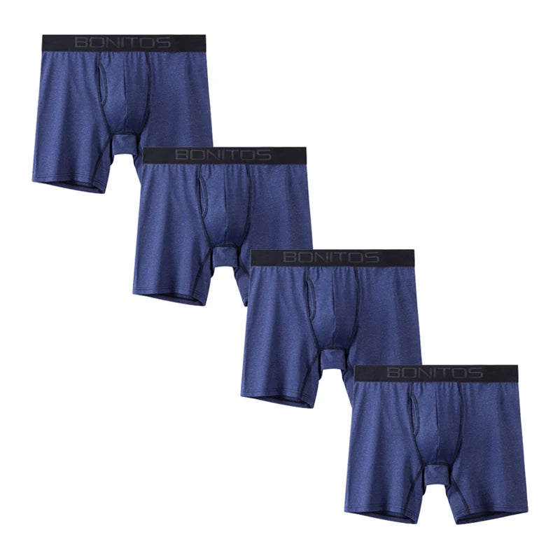 4pcs Front opening underpants men brand Boxers man sexy boxer shorts Men's panties gift underwear for mens calecon