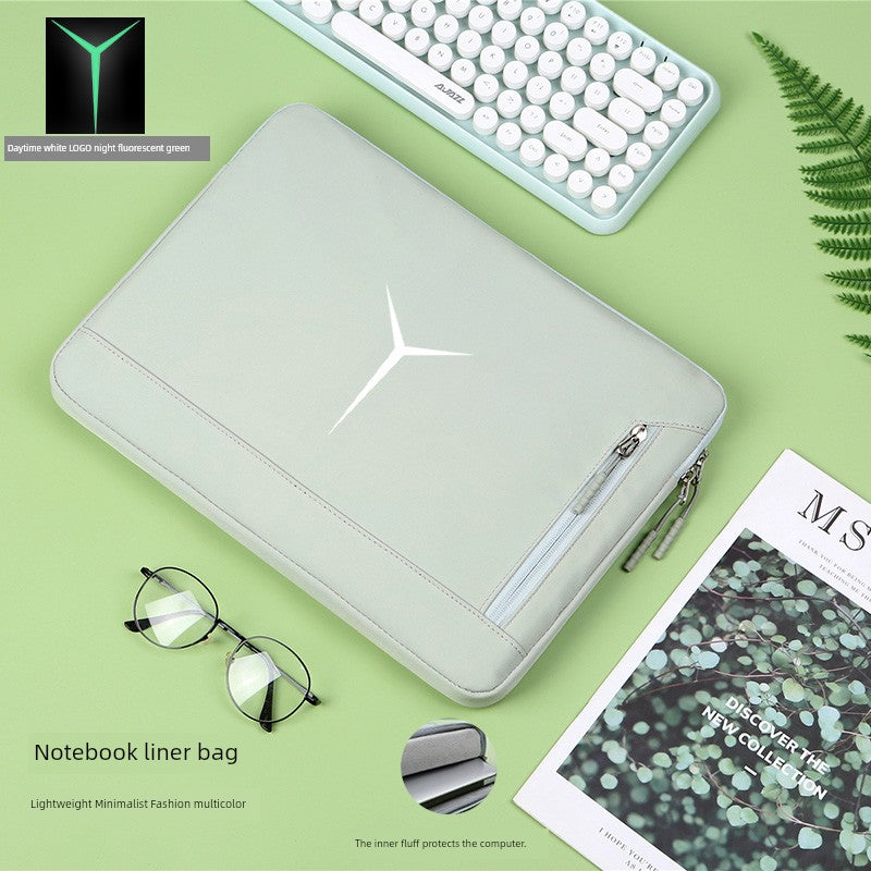 Gaming Notebook Applicable to Lenovo Saver R9000p Laptop Bag Liner Bag 2023 Y9000/7000x/K Waterproof Bubble Wrap Fleece-lined Protective Case 15.6-Inch Drop-Resistant