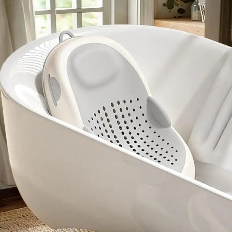 New 1Pcs Newborn Baby Bath Tub Foldable Rack, Shower Net Seat- Anti Slip Bathtubs Accessory for Infant Care
