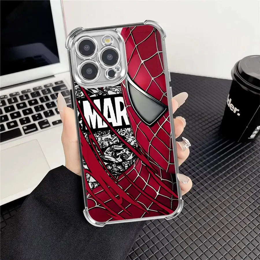 Cool S-spiders-man Phone Case For Huawei Honor X6d 600 x8d X5c X7d Magic7 Play10 400 X9d X6c Pro Lite 4G 5G Anti Fall Airbag