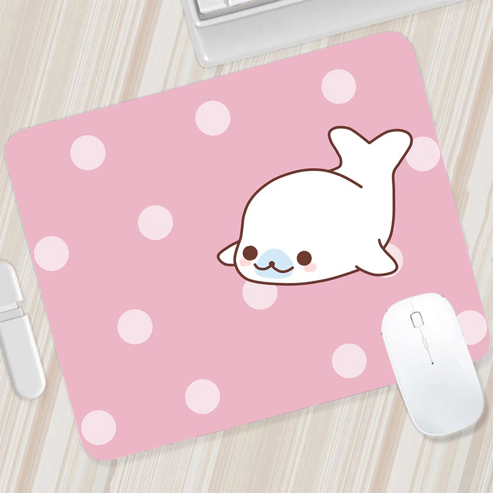 Japanese Cute Mamegoma Small Mouse Pad Gaming Mousepad PC Gamer Mouse Mat XXL Computer Pad Keyboard Mat Desk Pad Laptop Mausepad