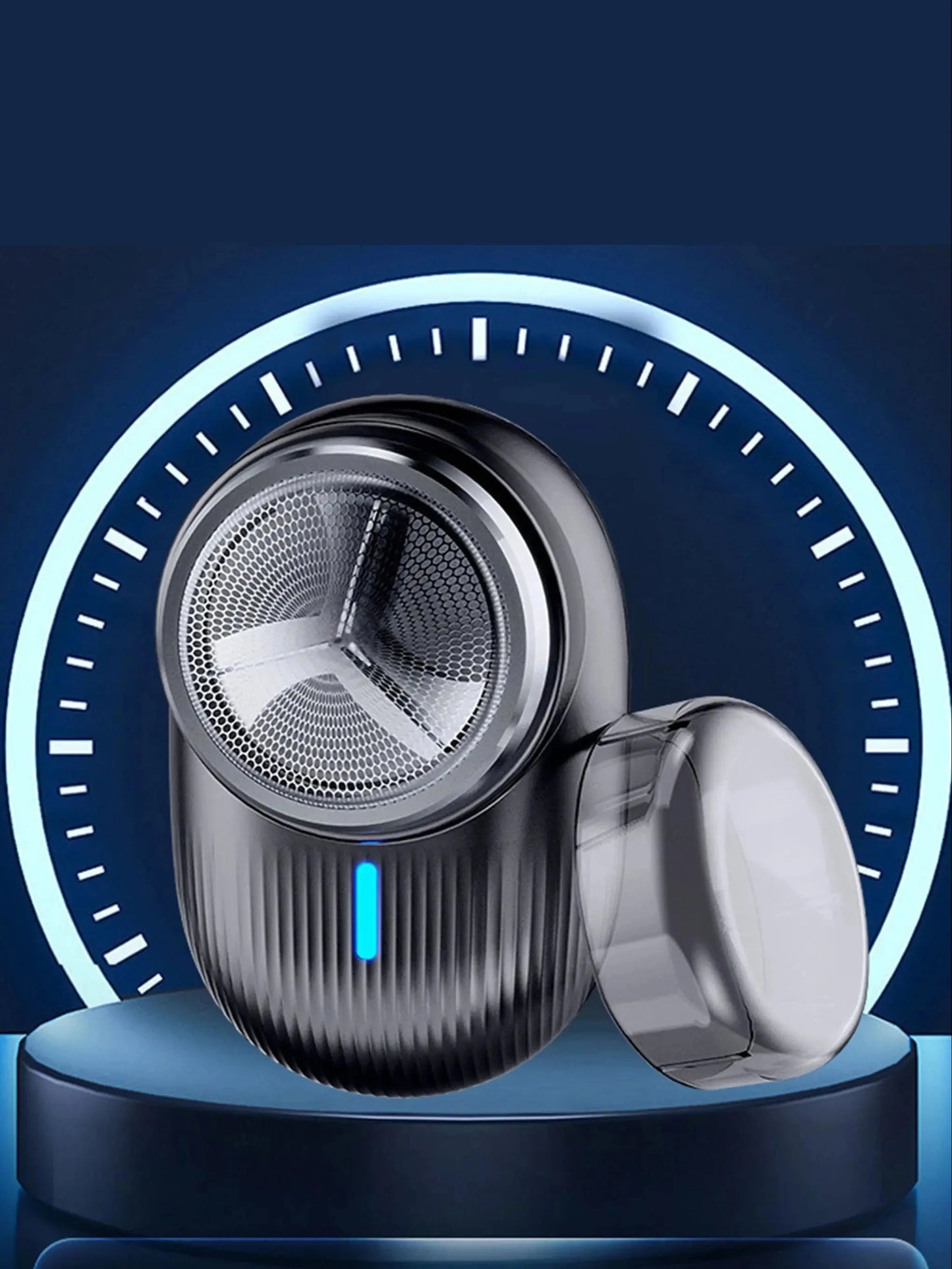 1pc-rotary mini razor portable USB charger car-mounted small 3W electric razor