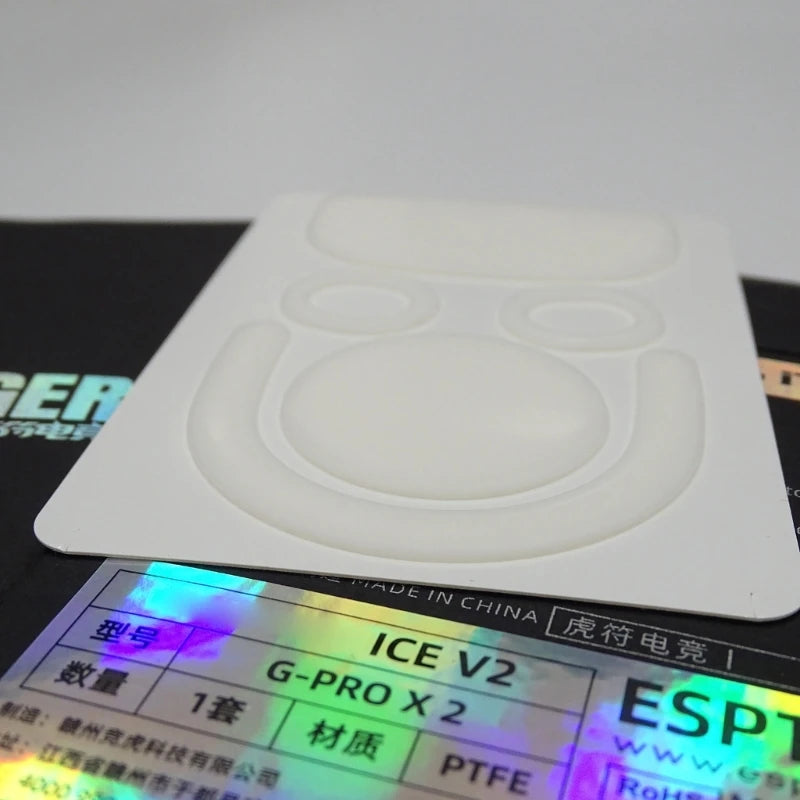 1Pack Esports Tiger Gaming ICE V2 Mouse Skates Mouse Feet forLogitech G Pro X Superlight 2 Mouse Glides Curve Edge
