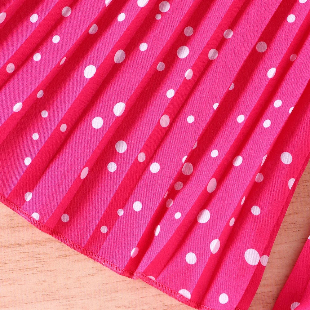 Cartoon Avatar with Short Sleeves and Wide Leg Pants 2pcs Set 2-7 Years Old Baby Girl's Casual Clothing Set Summer