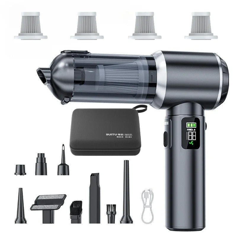 Car Vacuum Cleaner High Power Portable Handheld Wireless Brushless Motor Cleaning Machine Powerful Air Duster for Home Appliance