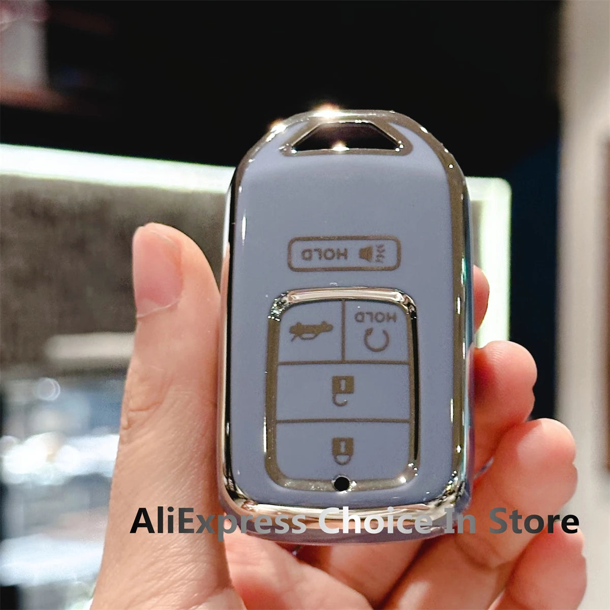 Soft TPU Key Fob Cover for Honda Accord Civic Cr-V Hr-V Fit Odyssey Jed Crosstour Crider Car Accessories