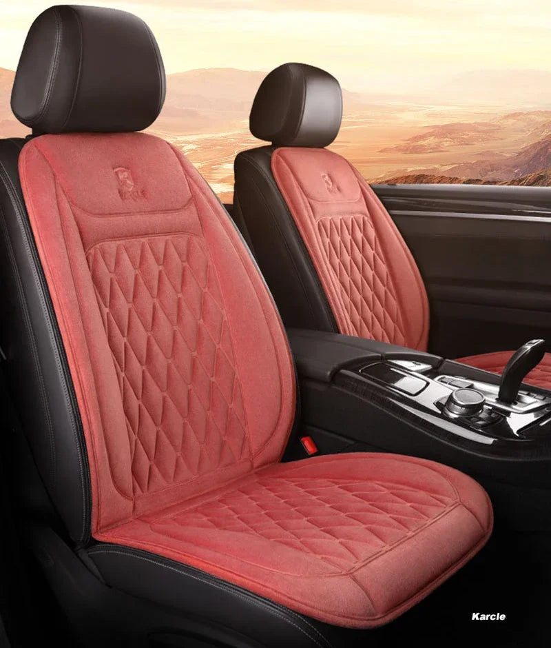 12-24v Heated Car Seat Cover 30' Fast Car Seat Heater Cloth/Flannel Warmed Heated Car Seat Protector 25W Heating Cover