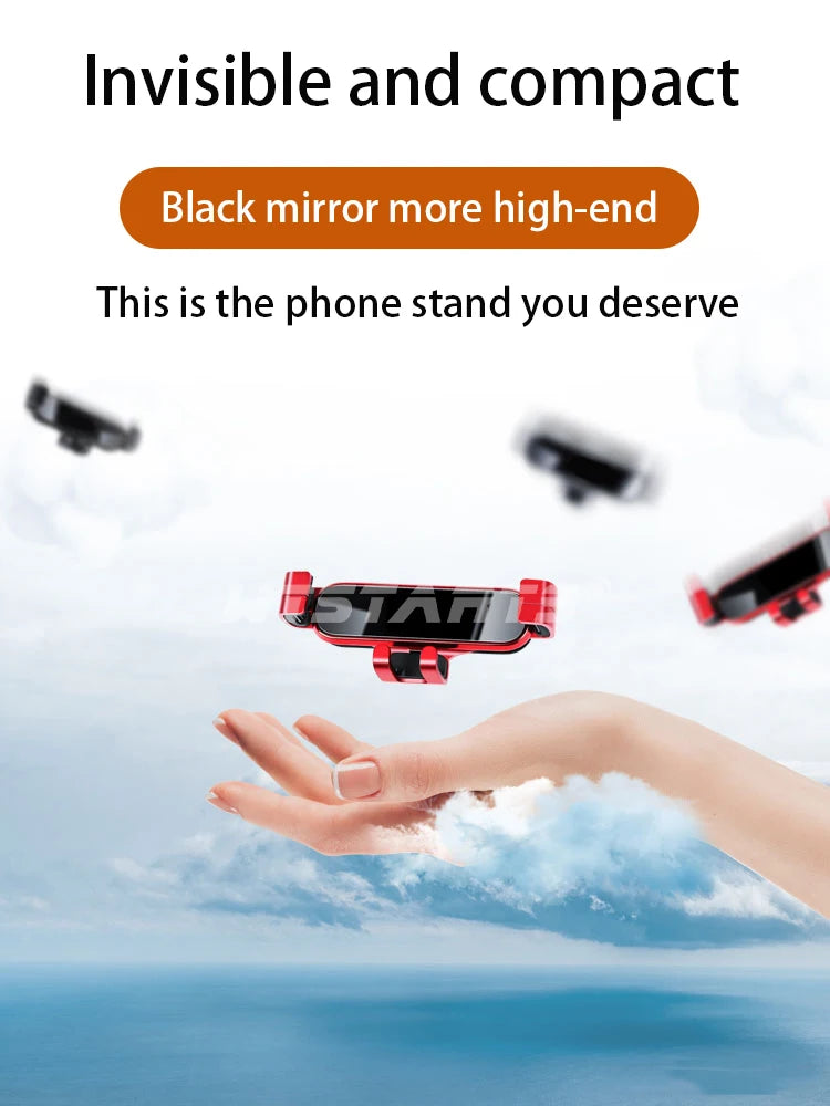 For Volvo XC40 2020-2023 Adjustable Car Phone Holder Mobile Mount Gravity GPS Rotatable Navigation  Bracket Car Accessories