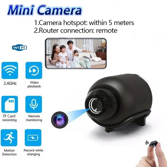 New X5 Mini Camera 1080P Clear Night Vision Lightweight Portable Premium Cams Motion Detection Wireless Surveillance Camera