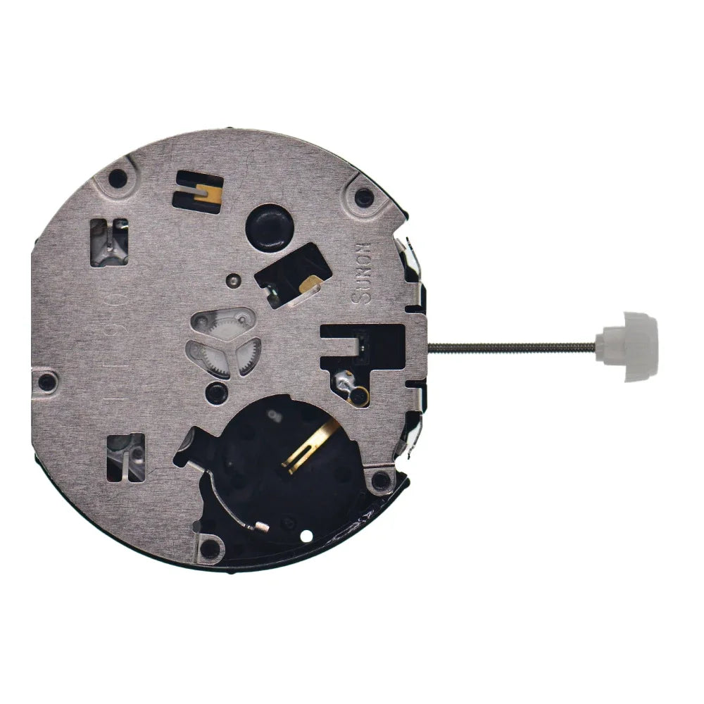 PE903 Quartz Movement Sunon PE90 Movement Watch Repair Parts Three Hands with 3 Eyes Date Small Chronograph Second Minute 24Hour