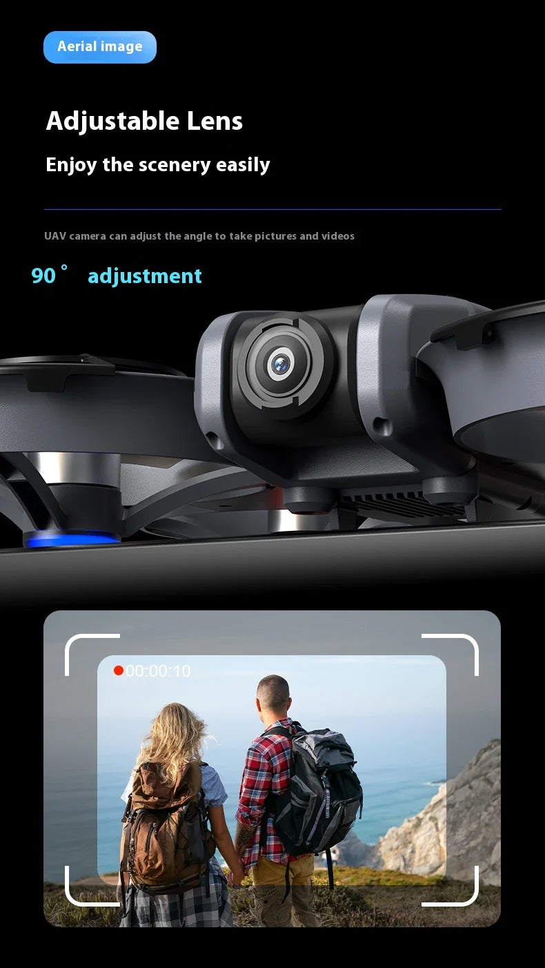 VR Professional Mini Drone for Kids with HD Camera Brushless Motor Optical Flow Positioning Remote Control Toy Quadcopter