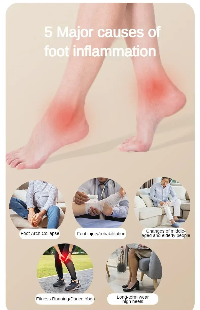2026 New Best Seller Plastic Manual Foot Massager Massage Roller Yoga Massage Ball Achilles Tendon Roller Foot Massager