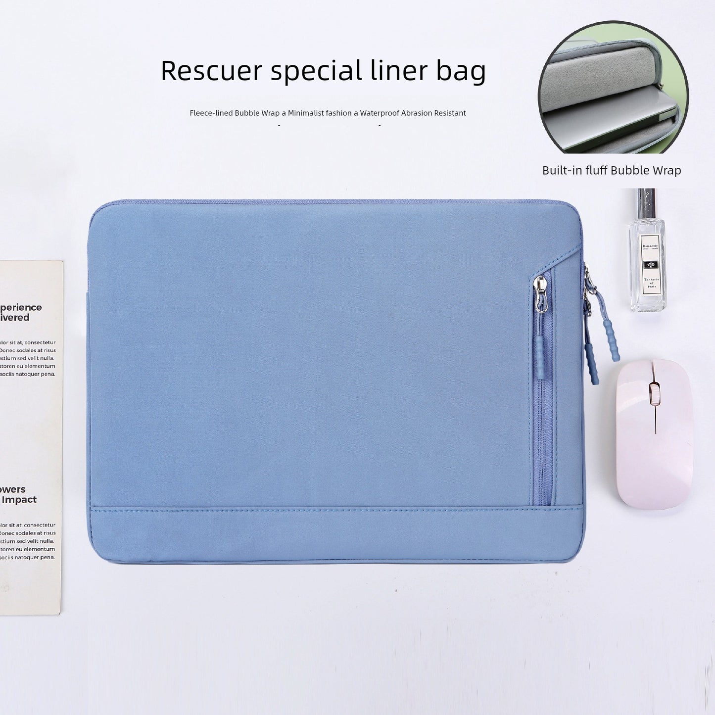 Suitable for Lenovo Saver Y9000p Laptop Liner Bag Y9000 Game Book R9000/Y7000 Waterproof 2025 Shockproof Fleece-lined Protective Case 15.6-Inch/16-Inch Computer Bag