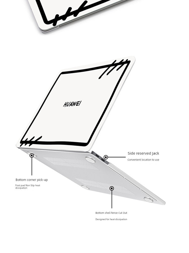 Applicable to New MateBook Protective Case XPro Huawei Laptop 14S Protective Case D15s Sticker X