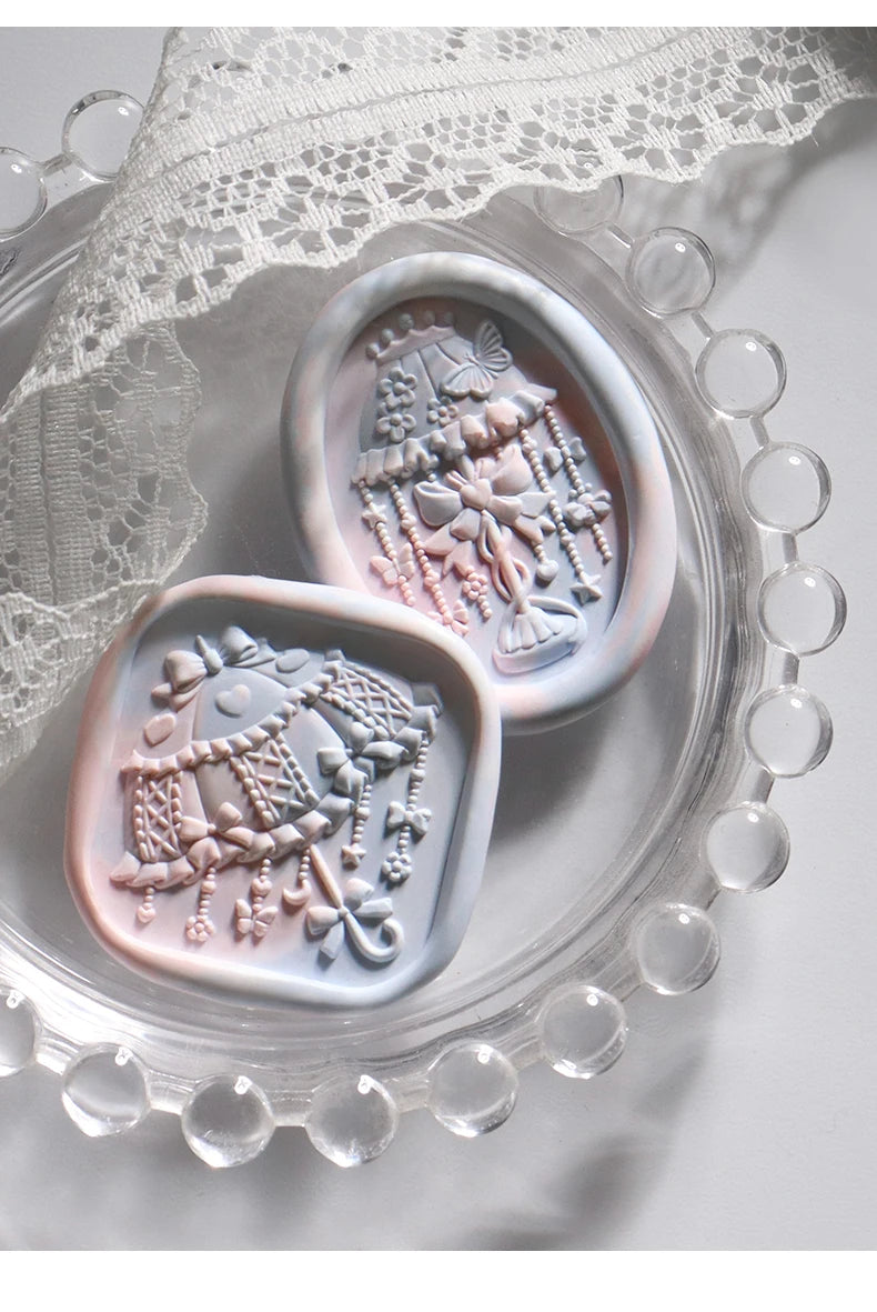 3D Embossed Wax Seal Stamp Retro/Umbrella/Desk Lamp For A Copper Head For DIY Envelope Letter Wedding Invitation Card