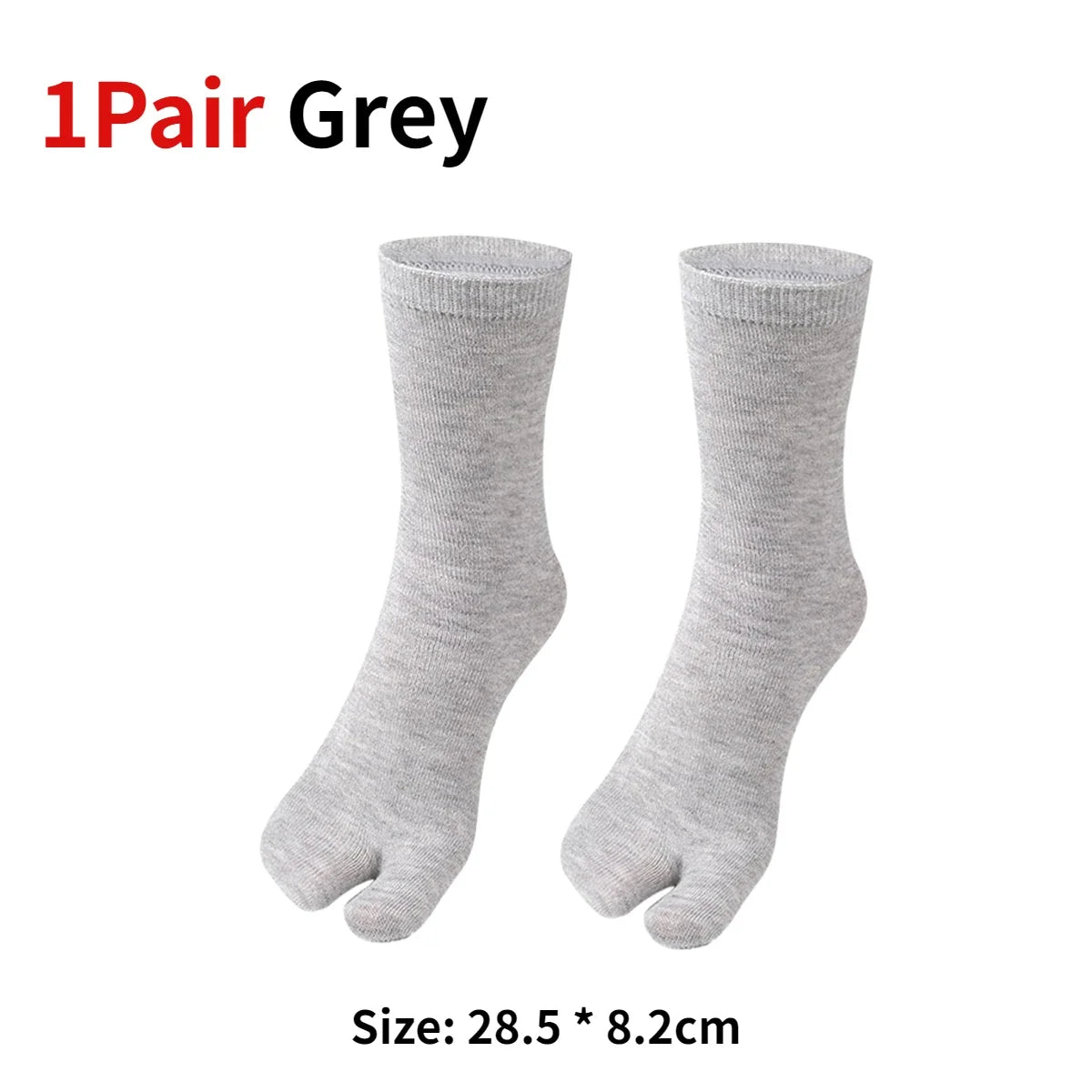 1-5Pair Japanese Style Two Finger Socks Unisex Clog Socks Polyester Toe Separation Socks Kimono Flip Flop Sandal Split Toe Sock
