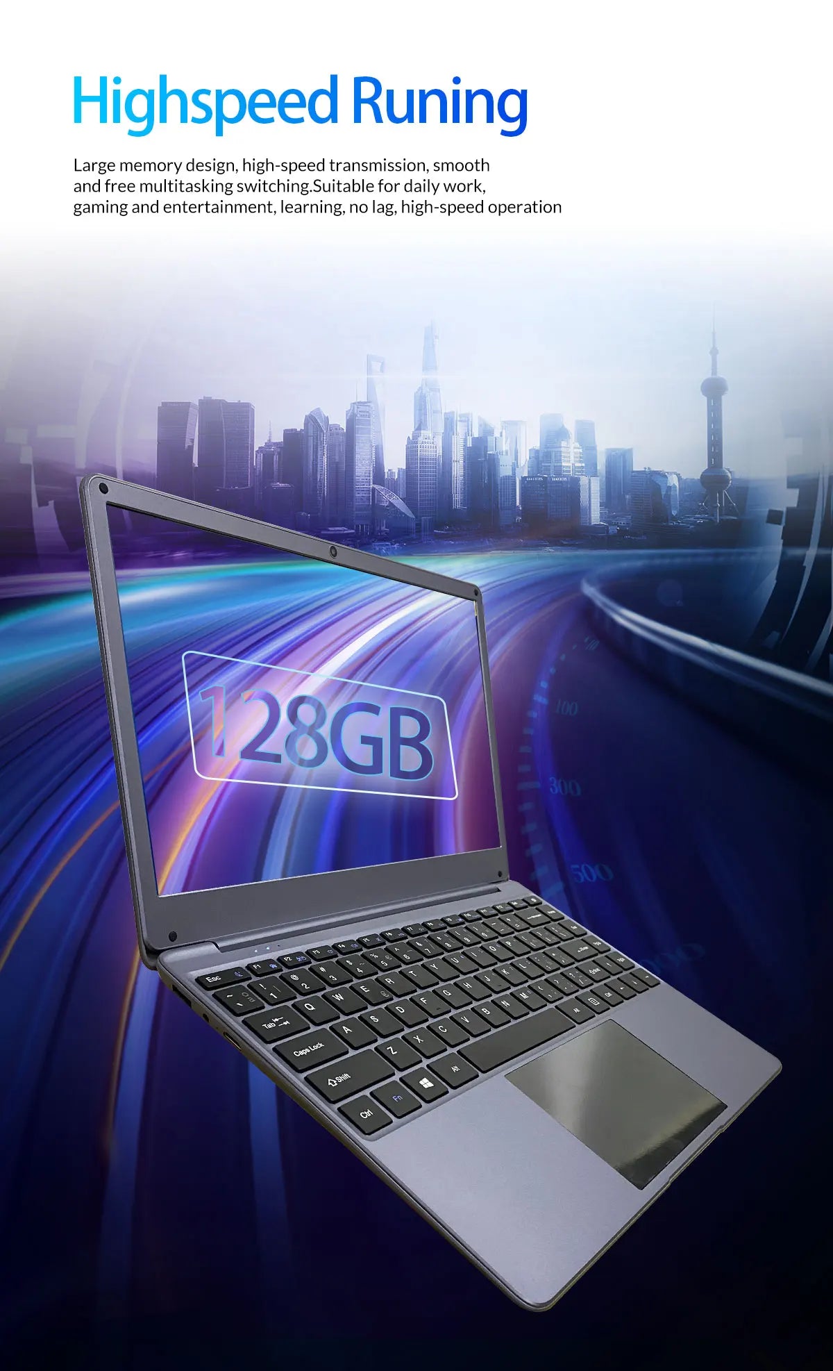 CRELANDER 14 Inch Laptop Intel Celeron N4020 IPS Screen 8GB RAM 128GB SSD Windows 11 Notebook 5G WIFi Mini PC Laptops Computer