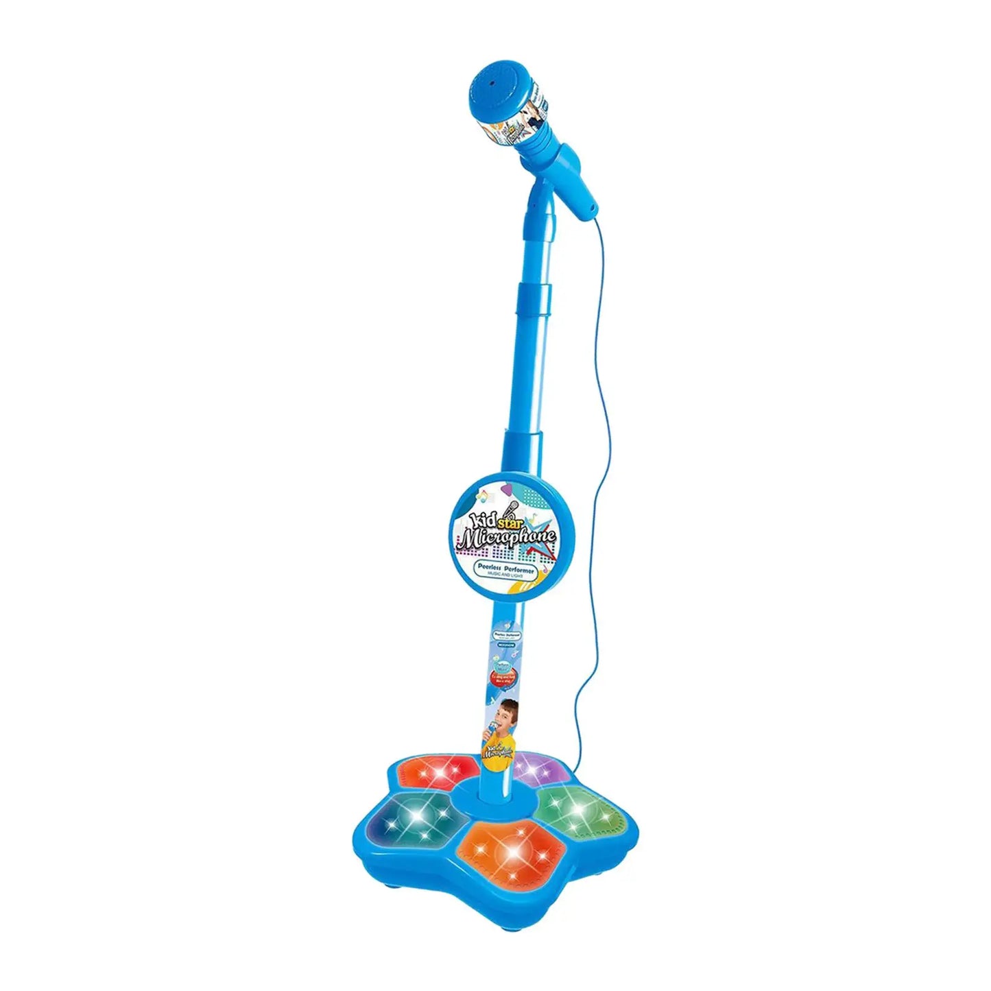 Karaoke Machine Music Toys Kids Microphone and Stand for Age 3+ Years Old
